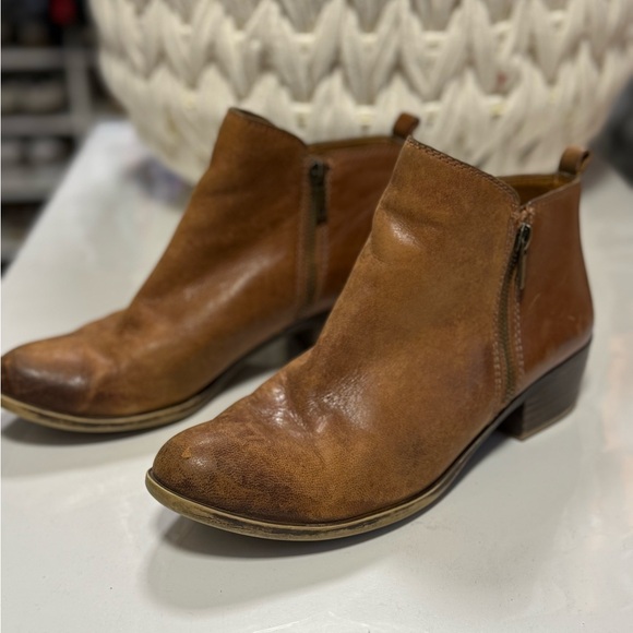 Lucky Brand Leather Ankle Booties - Picture 2 of 11